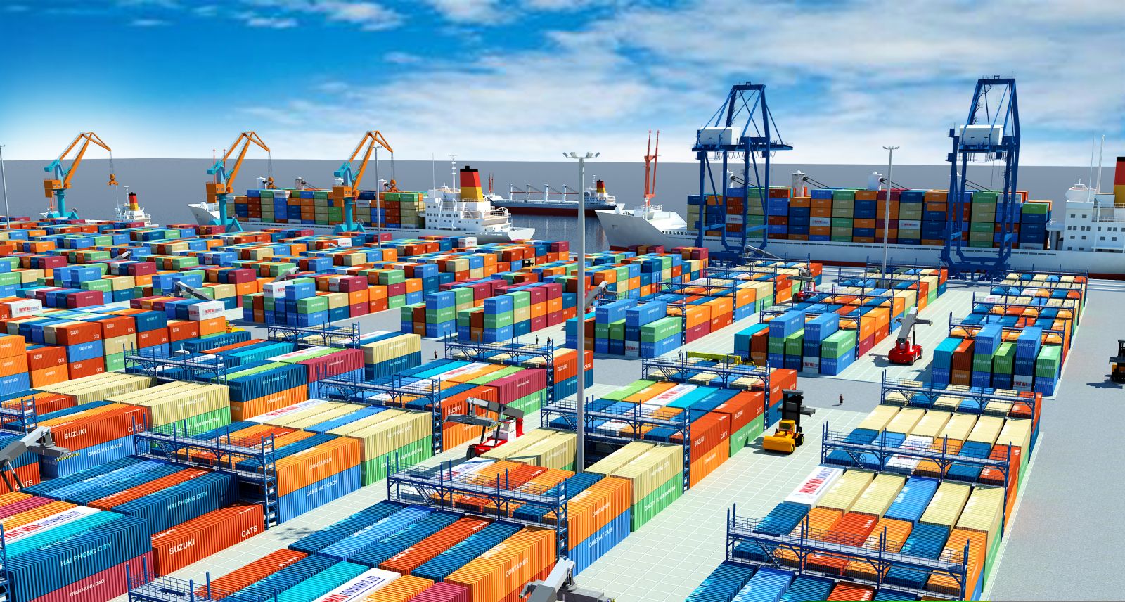  hàng hóa thông qua các cảng biển tăng nhẹ so với cùng kỳ năm 2016